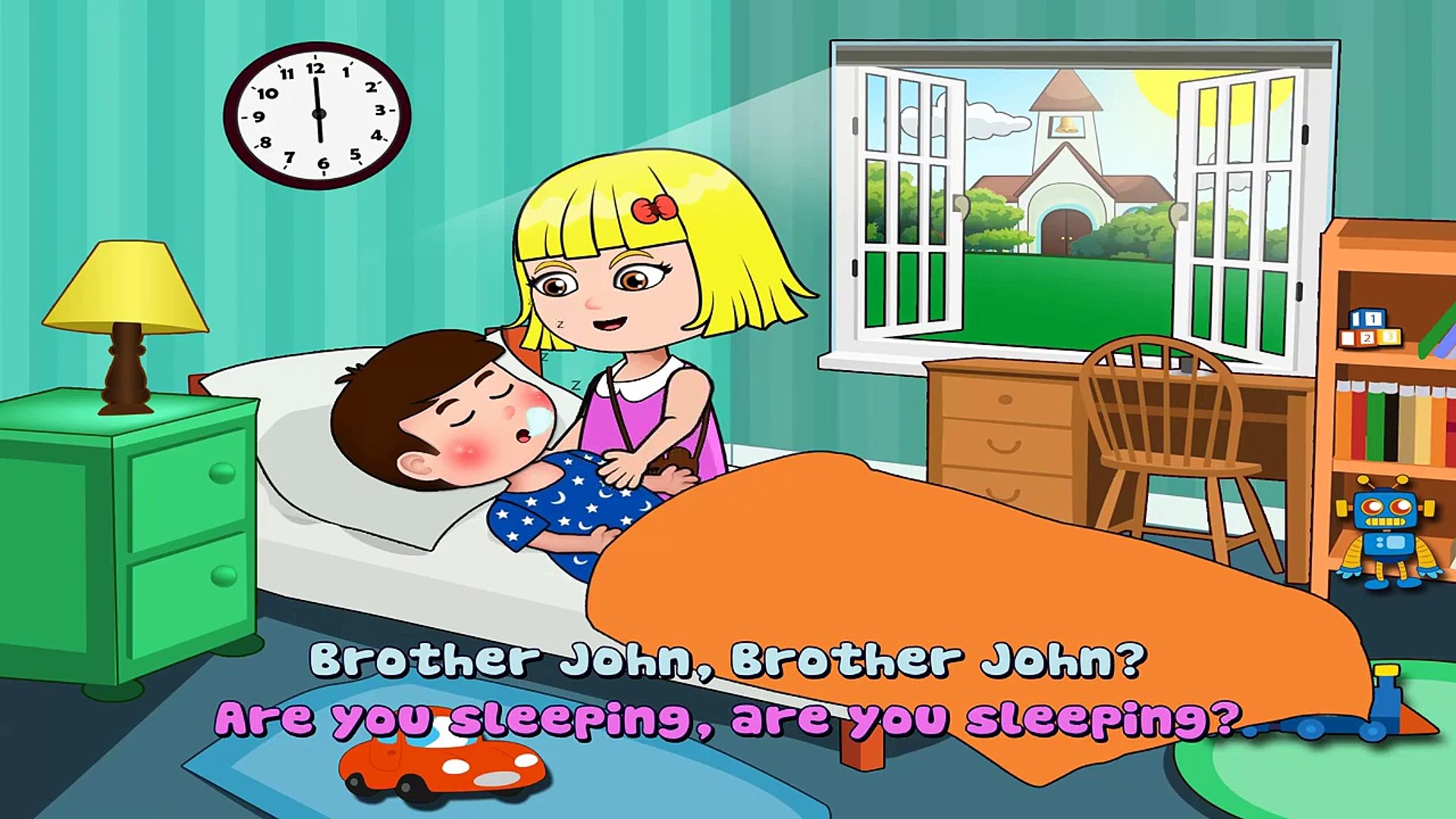 ⁣Are You Sleeping Lyrics | Nursery Rhymes | Top Kids Songs 2015 [Video Music 4k]