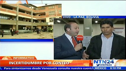“Hay un grupo de personas que quieren obstaculizar el normal conteo de los votos”: diputado oficialista de Bolivia