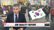 Job quality in Korea remains in lower rank among OECD countries