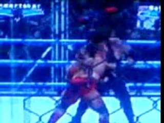 batista vs taker steel cage