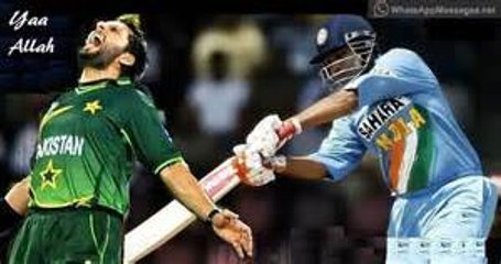dhoni ne afridi ko bat mar diya phir kia hua.....