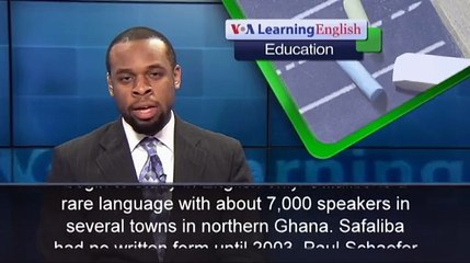 In Ghana, Learning to Read in Safaliba Helps Kids