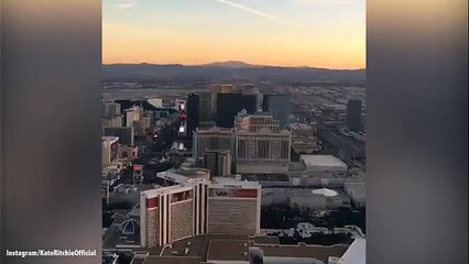 Kate Ritchie posts video of helicopter ride over Las Vegas _ Daily Mail Online