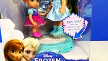 Frozen Young Elsa & Anna with Ice Skating Rink Disney Princess Doll Toys Review by DCTC