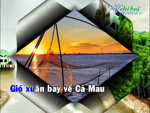 [HD]KARAOKE ÁO MỚI CÀ MAU - Phương Mỹ Chi (đoạn phi vân điệp khúc)
