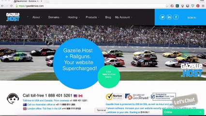 Gazellehost.com - How to register a domain name and buy hosting in under 5 minutes