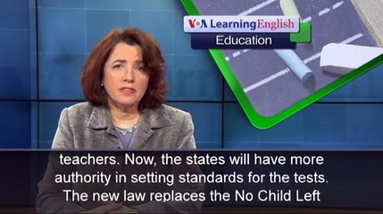 New U.S. Education Law Gives States More Control
