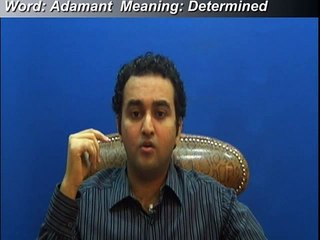 Adamant in Urdu: ضدی