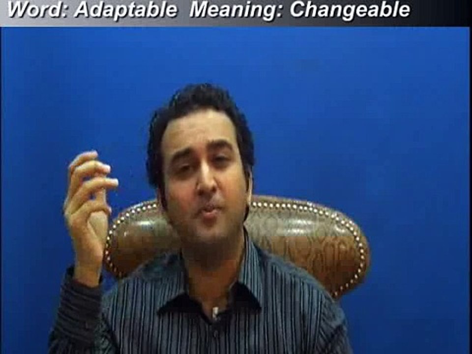 Adaptable   in urdu