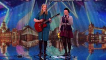 Will folk duo Acqua Jane Dolores sink or swim? | Audition Week 2 | Britain's Got Talent 2015