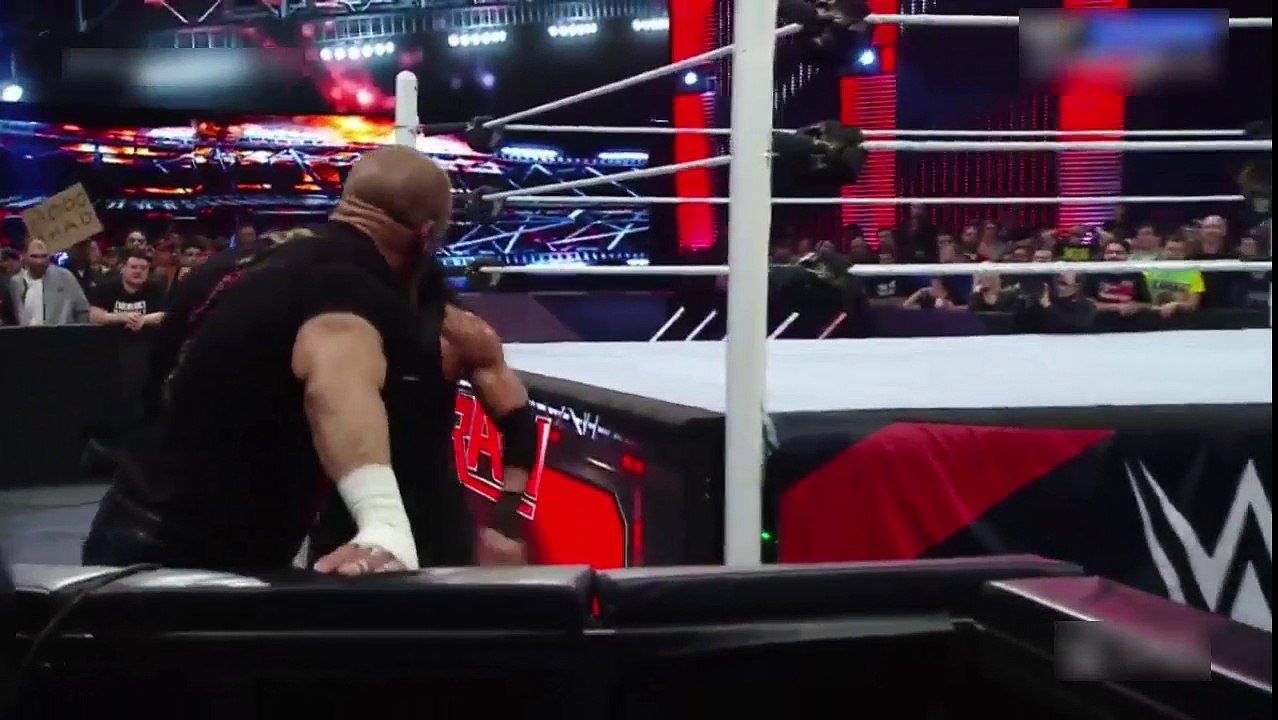 Triple H vs. Roman Reigns before Wrestlemania 32