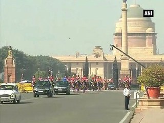 Budget Session: President Mukherjee leaves for Parliament