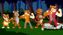 Finger Family Epic Battles Crazy Tiger Vs Lion | Finger Family Nursery Rhymes