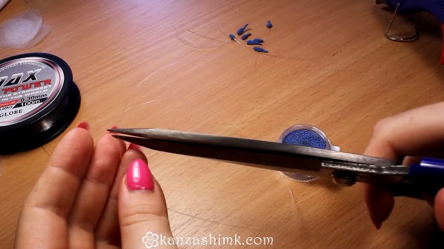 Как сделать Тычинки для цветов Канзаши Простой способ!