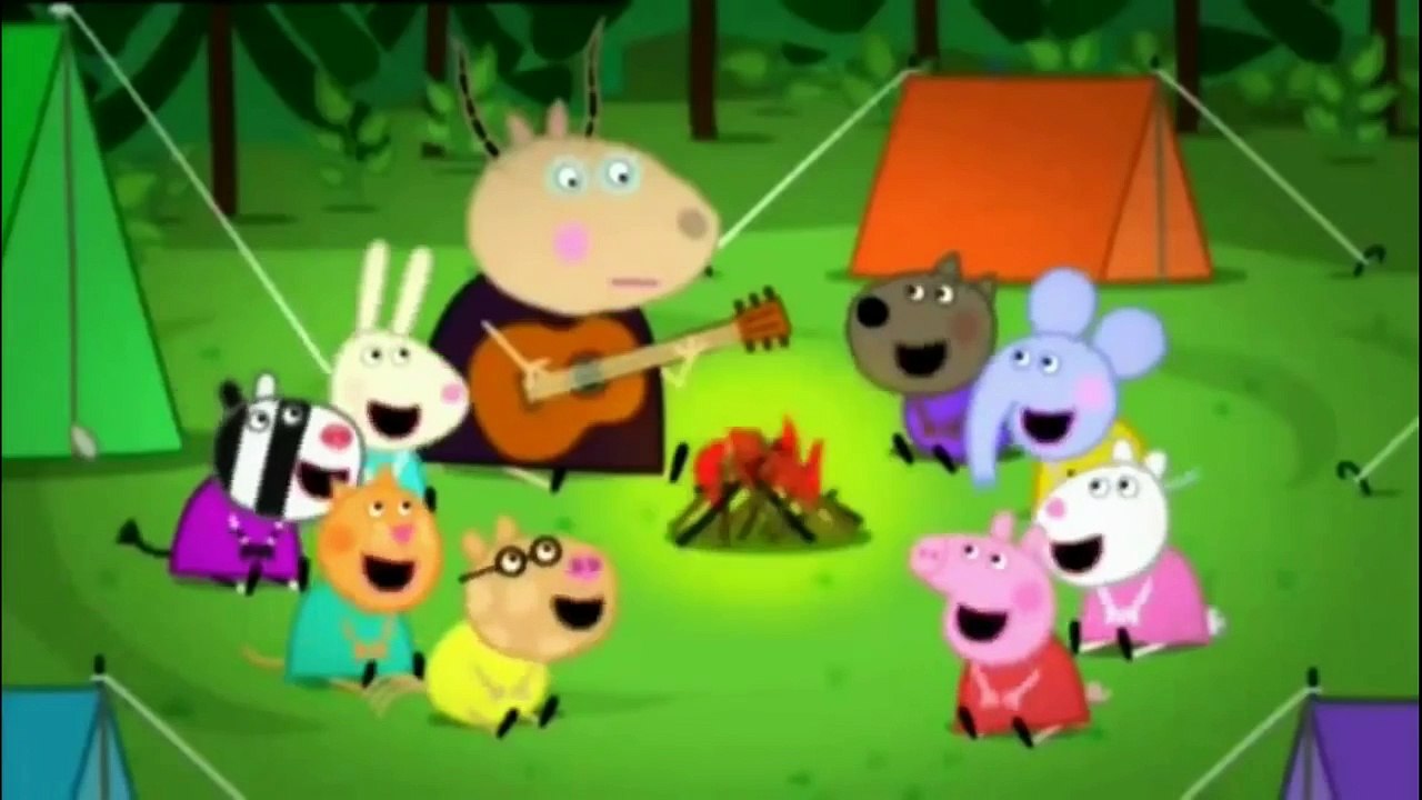 Peppa la Cerdita La cancion de Bing Bong en el Campamento