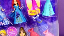 12 Disney Princess Magiclip Fashions Sparkle Dresses Belle Rapunzel Cinderella Merida Frozen Elsa
