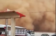 Песчаная буря. Саудовская Аравия