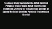 Read Flashcard Study System for the ACSM Certified Personal Trainer Exam: ACSM Test Practice