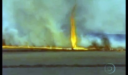 Уникальное явление- огненный торнадо