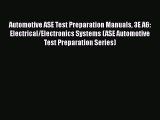 [PDF] Automotive ASE Test Preparation Manuals 3E A6: Electrical/Electronics Systems (ASE Automotive