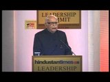 HT Leadership Summit  2011 - Karan Thapar and L K Advani - India's Yatra into the Future - Part 1