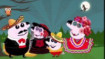 Peppa Pig Halloween Family Finger NURSERY RHYMES Día de los muertos en México con