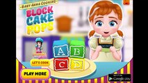 Baby Princess Anna Cooking Block Cake Pops ABCD - Disney Frozen Games