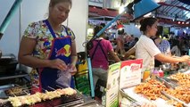 Bangkok Street Food. Night and Day Around the Stalls in the Markets. Thailand