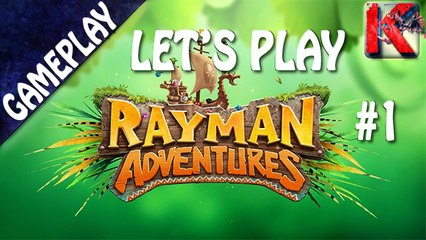 [Rayman Adventures] Walkthrough HD #1 : 100% Aventure 1