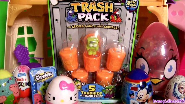 Giant Angry Birds Shopkins Surprise Basket TrashPack PeppaPig Disney Frozen Elsa Kinder