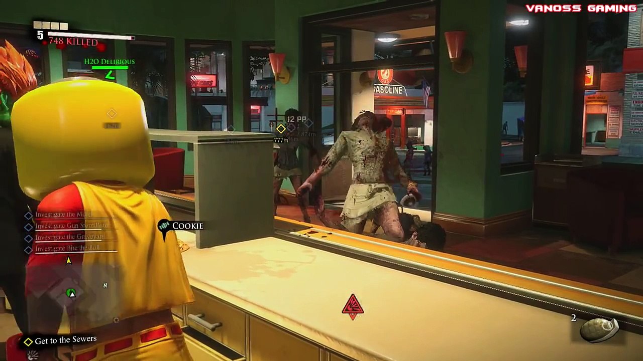 Dead Rising 3 Funny Moments Gameplay 2 - Teddy Bear, RollerHawg, Electric Crusher, Football Zombies