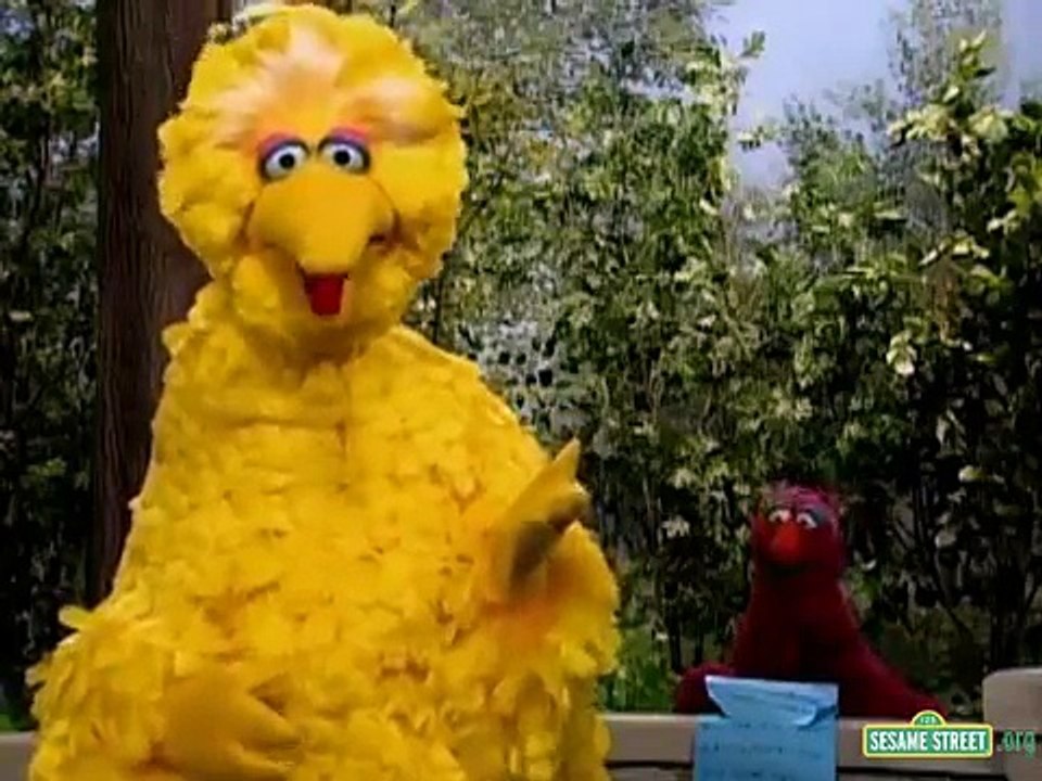 Sesame Street Big Bird And Telly On Questions Video Dailymotion