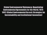 PDF Global Environmental Diplomacy: Negotiating Environmental Agreements for the World 1973-1992