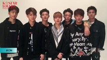 iKON greetings in Japanese!