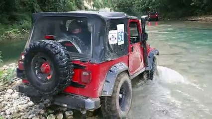 Jeep Gets Stuck Driving Through Water
