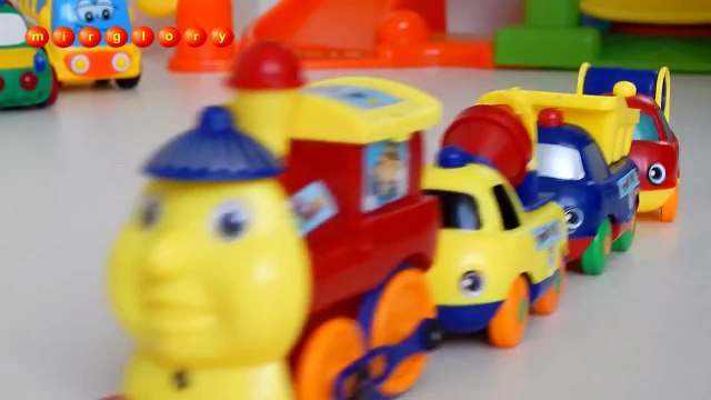 Паровозик и машинки - мультфильм про машинки - Город машинок 44 серия. Развивающие мультики mirglory