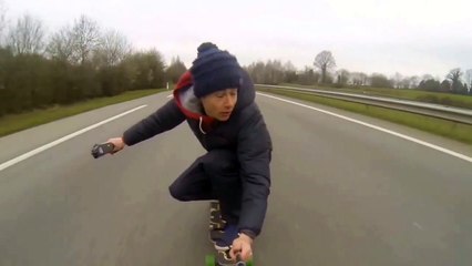 Skate eléctrico por la circunvalación de Rennes