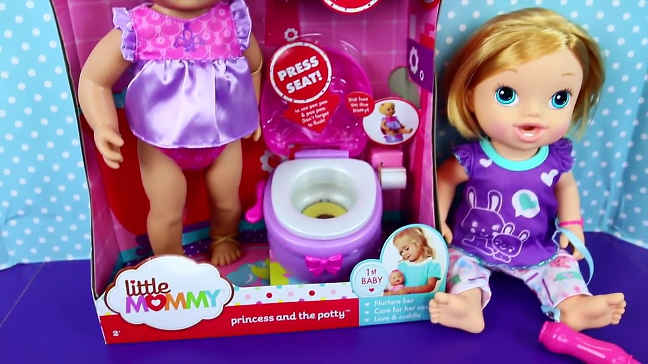 BABY ALIVE POTTY TRAINING Doll Poops & Pees on Toilet with Brushy Brushy Baby Doll