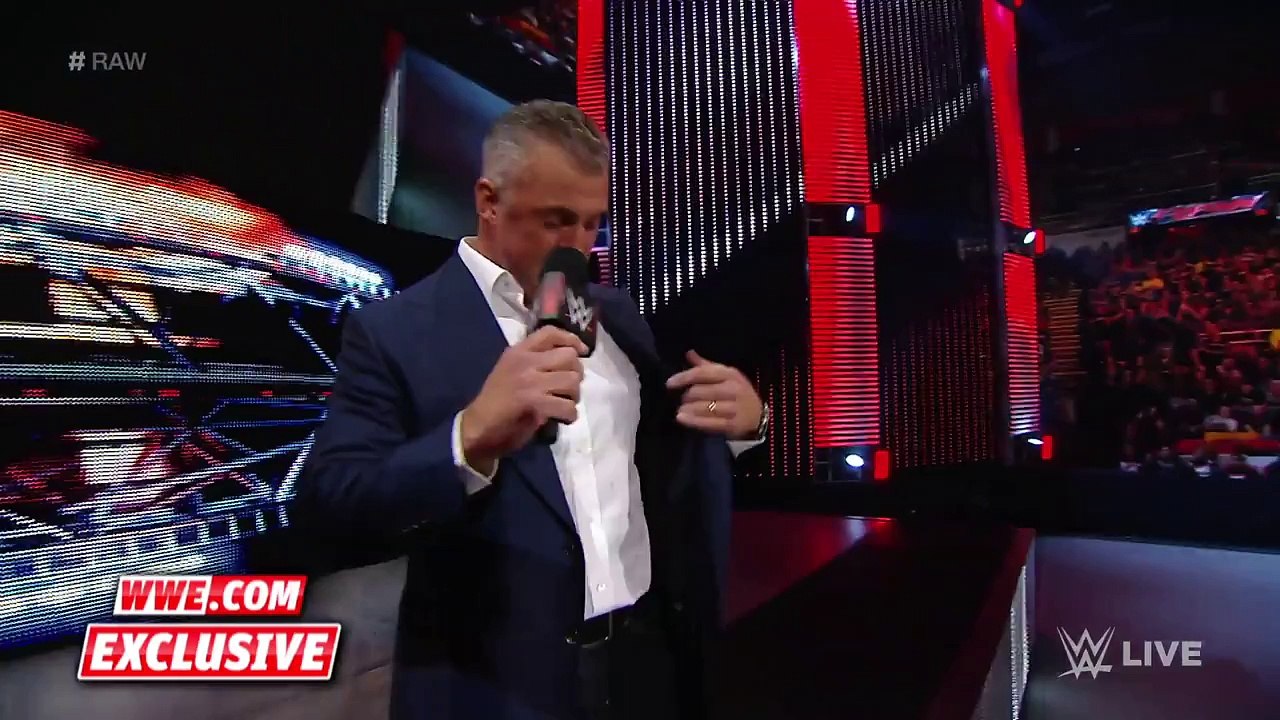 Shane McMahon thanks the WWE Universe- Raw Fallout, February 22, 2016