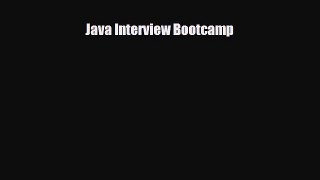 [PDF] Java Interview Bootcamp Download Online