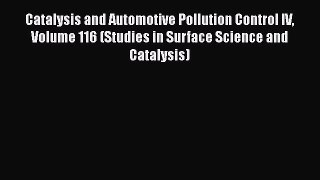 [PDF] Catalysis and Automotive Pollution Control IV Volume 116 (Studies in Surface Science