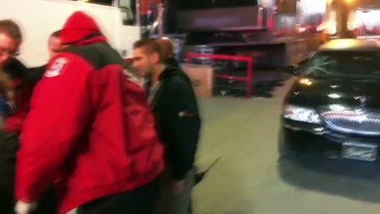 Dean Ambrose is rushed to a local medical facility