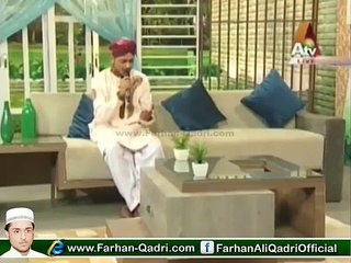 Farhan Ali Qadri  live Morning witH Farah At ATV JulY 2014 Complete Naat Programme