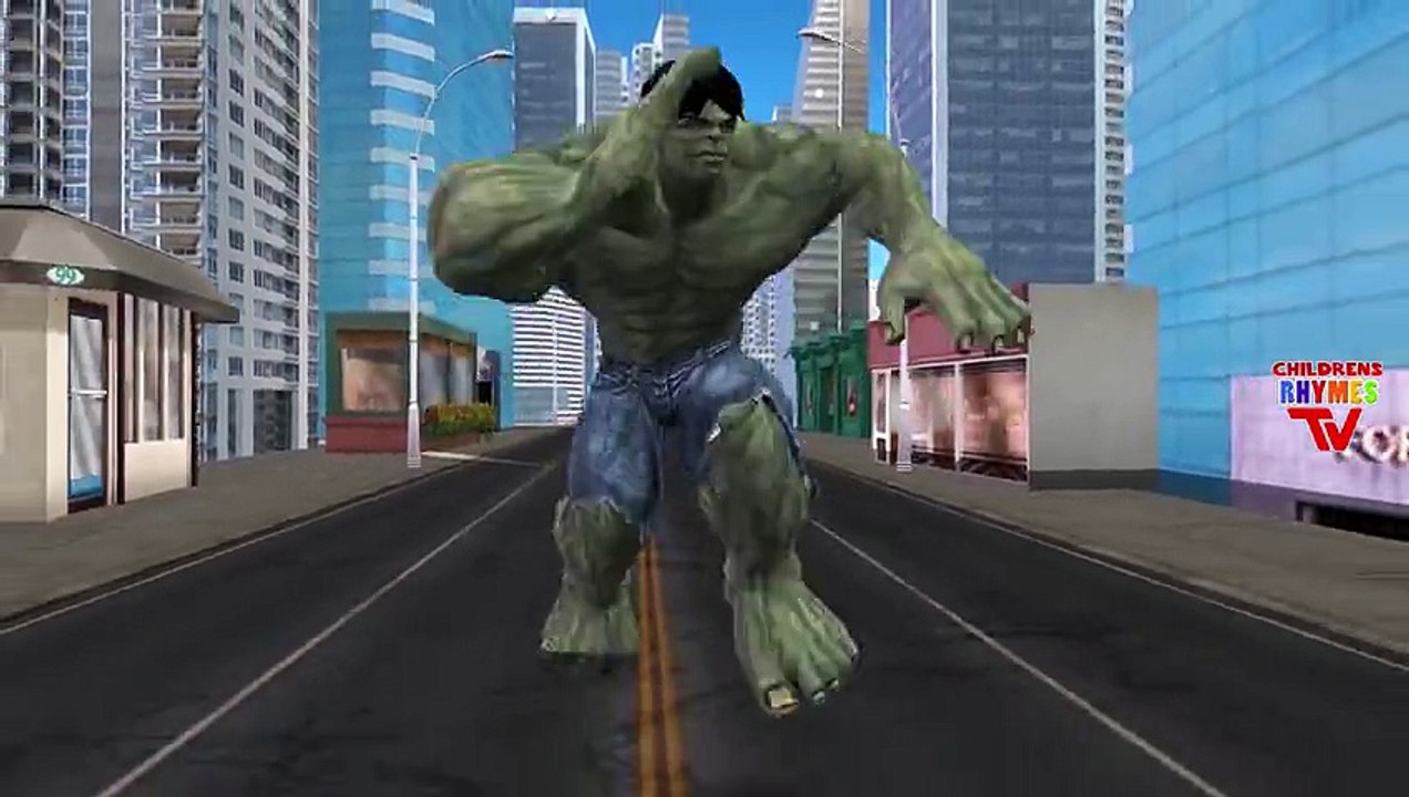 Finger Family Hulkbuster Vs Hulk Cartoons For Kids | Finger Family Nursery Rhymes for Children
