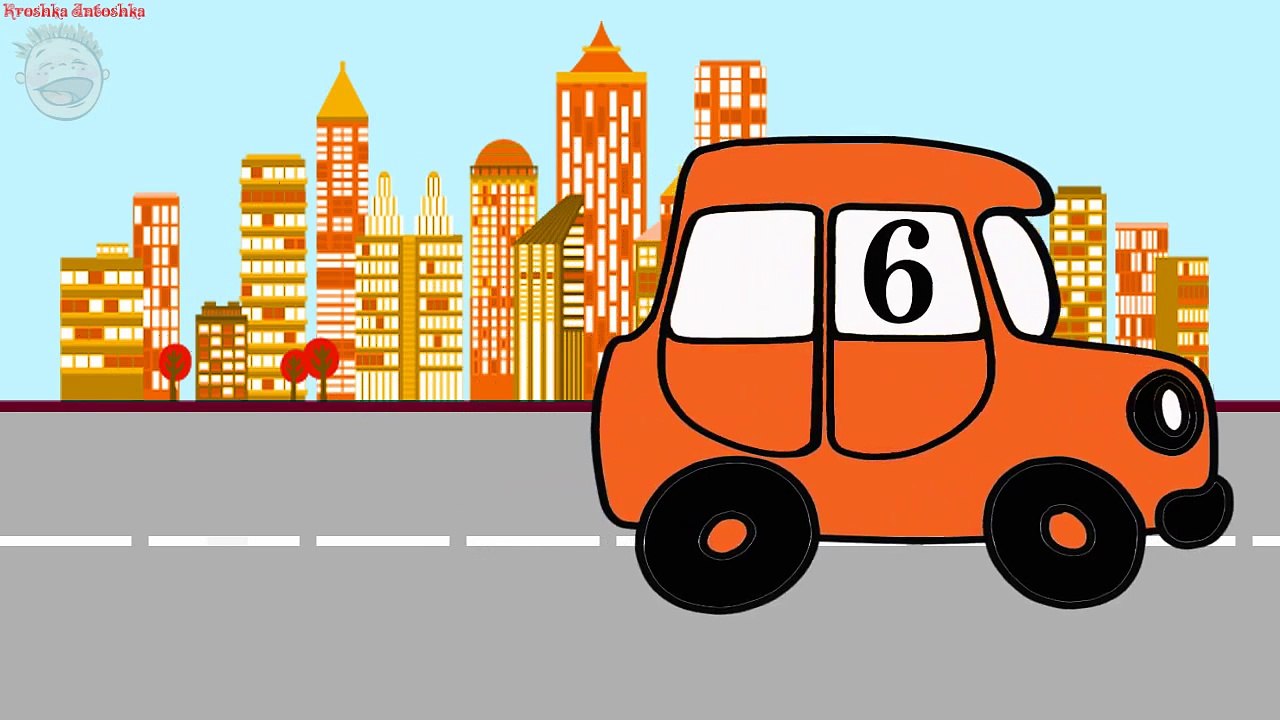 Машинки и Цифры. Учимся считать от 1 до 10. Развивающий мультик для малышей. Крошка Антошка ТВ