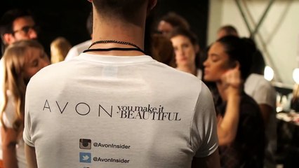 Backstage at Fashion Week Spring 2015 with Nicholas K & Avon