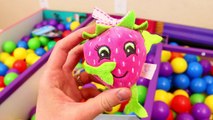 Ball Pit Challenge With Barbie Dollhouse   Surprise Eggs, Blind Bags, Surprise Toys DisneyCarToys