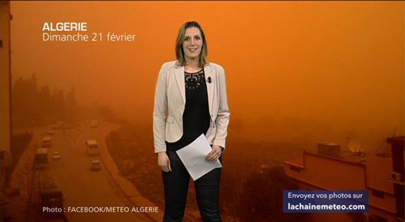 Tempête de sable au Maroc et Algérie