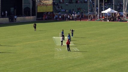 Umar Akmal bowled by a Girl in Norway