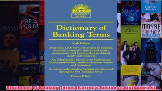 Download PDF  Dictionary of Banking Terms Barrons Business Dictionaries FULL FREE